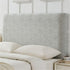 Elastic headboard cover suitable for flip cover of bed headboard, jacquard headboard dust protection cover for bedroom decoration（light gray 1.5m）