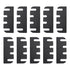 10 Pack Door Hinge Shims for Door Hinge Repair Kit, 0.030 Inch Thickness, 4 Inch Hinge Shims Hardware Door Hinge Shims