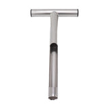 Soil Sampler Probe Stainless Steel Tubular  T-Handle Soil Sampler Probe Rod Tool Set, Soil Test Kits Tool for Soil Sampling