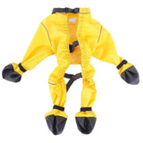 Dog Boots Leggings Waterproof Dog Pants Anti-Slip Dog Shoes Pet Paws Protector Dirty-Proof Dog Outdoor Walking Running Hiking Booties (Yellow, M)