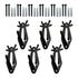 6pcs Deer head bone wall hook, used for hanging deer heads, antelopes, and other smaller animals, with a wall hook and easy installation kit for indoor and outdoor use