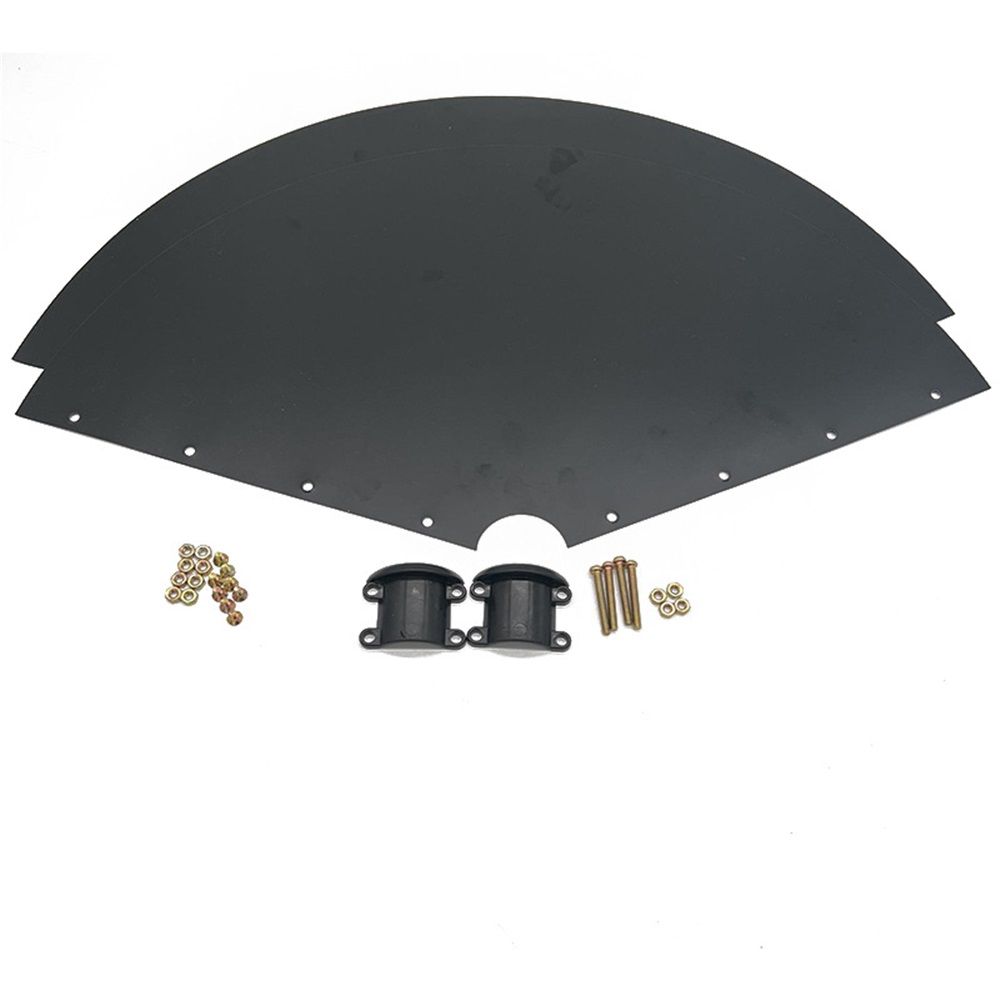 Squirrel Baffle for Bird Feeder Pole, Outside Pole Mount Bird House Guard for Outdoor Shepherd’s Hook, 16 Inch Diameter, 2 Packs