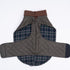 Dog Coat, Dog Jacket for Winter , Coat with Harness Hole, Reversible Plaid Checkered Warm Fluffy Heavy Duty for Puppy, M, olive green