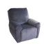 silver fox plush Recliner Chair Covers 1-Piece for Reclining Chair, Recliner Cover Feature Thick Luxury and Soft Fabric with Elastic Bottom,  (Grey, single seat)
