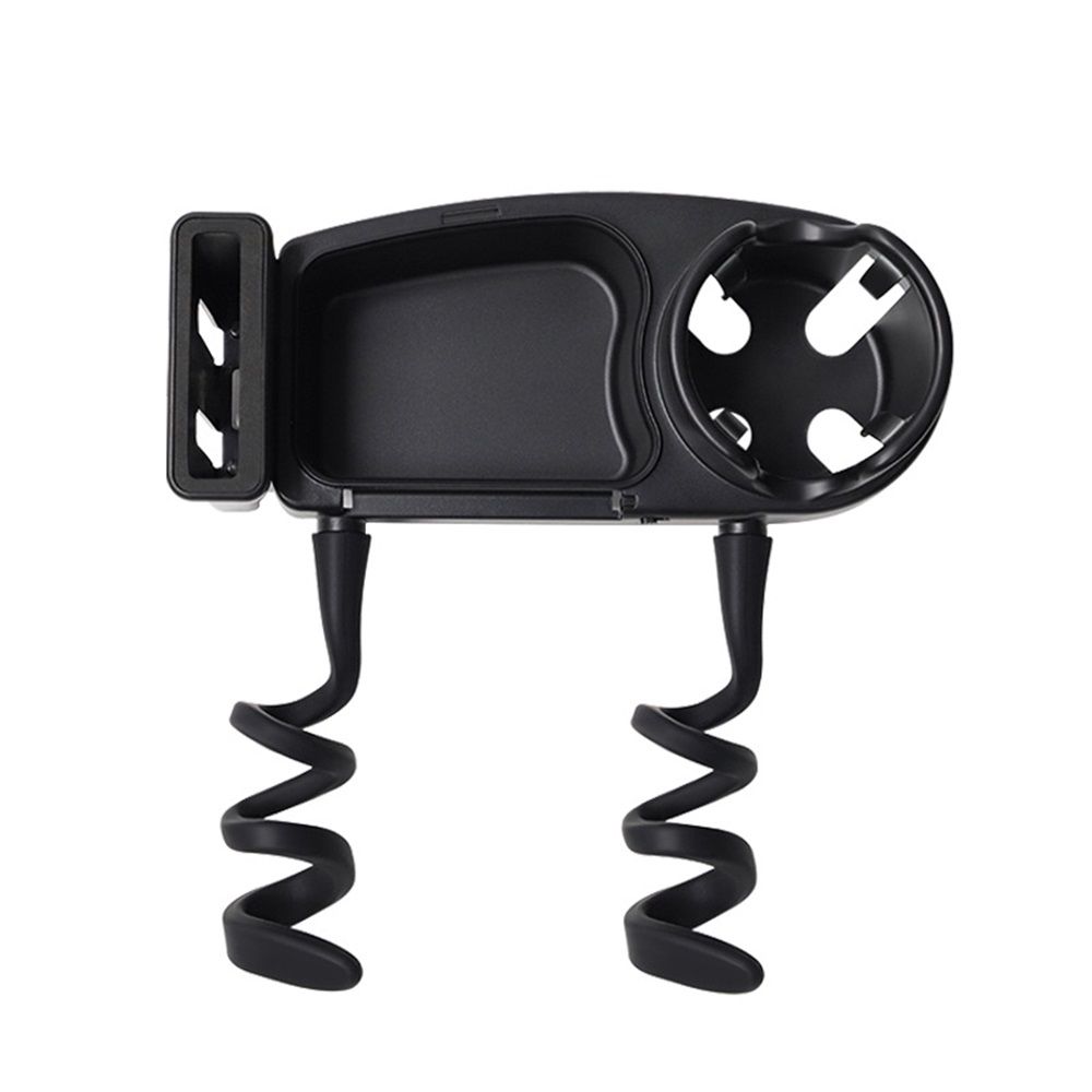 Universal Stroller Snack Tray, 3 in 1 Stroller Cup Holder with Phone Holder and Silicone Flexible Arms Grip,  (Snack Tray)