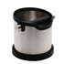 Espresso Knock Box,   Capacity 60.8oz/1800ML  Stainless Steel Coffee Grounds Container Waste Bin Coffee Tools for Barista and Non-slip Base (Silver)