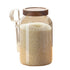 Glass Jar with Lid , Borosilicate Large Glass Flour Sugar Storage Containers for Tea,Cereal, Egg and More,Leak-proof Screw Lid (1 Spoons)1250ml