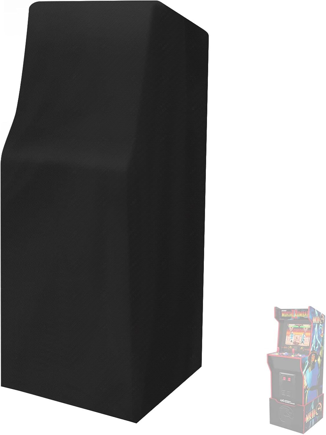 Game Machine Cover Waterproof & Dust-Proof Retro Home Arcade Machine Cover Electronic Game Cover Black（420D：56*79*168cm）