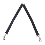 Coupler for Walking Two Medium or Larger Dogs Together,  （Medium length 45 centimeters, width 2.0 centimeters black）