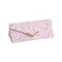 Travel Jewelry Case for Women Girls, Triangle Jewelry Box Organizer, Small Foldable Storage Holder for Necklaces Earrings Rings Bracelets（pink）