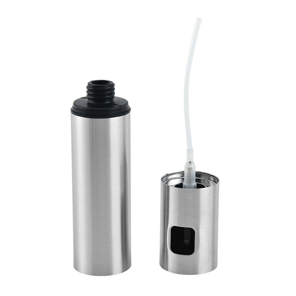 100ml(3.4oz) Household press fine spray oil kettle stainless steel spray bottle barbecue spray oil vinegar bottle household kitchen gadget