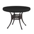Round Tablecloth,  Waterproof Elastic Fitted Table Covers 76*10cm Tables, Wipeable Backed Plastic Table Cloths for Picnic, Camping, Outdoor - Black