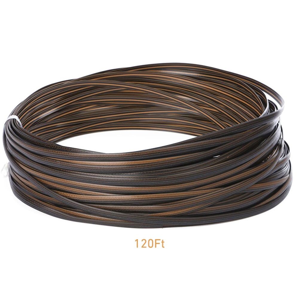 120Ft Wicker Repair Kit, Rattan Patio Chair Sofas Furniture Repair Supplies, Coffe Brown Exlong Weaving Webbing Replacement Part for Outdoor Lawn Furniture（brown）