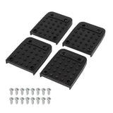 4Pcs Stilt Sole Anti-Slip Foot Pads for Drywall, Drywall Stilts Replacement Part Kits, Construction Tripod Mat with Screw for Plastering, Painting, Wiring, Street Performance