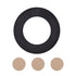 Non Skid Rubber Furniture Pads for Recliners, Furniture Grippers, Gripper Pads, Anti Slide Furniture Pads Hardwood Floor Protector, Fits Recliners, Swivel Chairs (25.2’’ Outside Diameter)