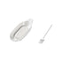Ceramic Ginger Grater Plate with Scraper for Grinding Wasabi Ginger Garlic Cheese Fruits Vegetables（Ship shape * 1, small brush * 1 included）