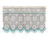 Vintage  countryside cotton thread hook flower lace cabinet curtain door curtain partition window kitchen cabinet half curtain short curtain（150*50cm）