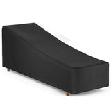 Outdoor Chaise Lounge Cover, Waterproof Patio Chaise Lounge Covers, Heavy Duty Patio Lounge Chair Cover, Patio Lounge Chair Cover（200*70*40/68cm）