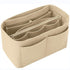 Purse Organizer Insert,  Wallet storage bag inserted into handbag storage bag, （beige22*11*13cm）