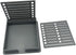 Sticky Note Dispenser, Note Pad Holder Note Template Organizer for Classroom, Home, Office, Grey 2pcs