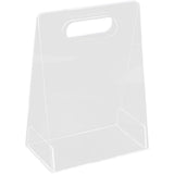 Acrylic Wedding Flower Basket Hand-Held Flower Bag Acrylic Bag Vase for Flowers, Decorative Acrylic Flower Bag for Party