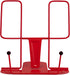 File Sorters Portable Book Holder Adjustable Reading Rest Recipe Cookbook Stand Cell Phone Stand for Cookbook Textbook Tablet Holder ( Red)