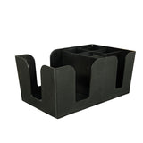 Multi functional tissue box, bar counter, straw box, storage mixing bar, storage box, KTV storage box（Black）