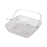 Square Air Fryer Basket Air Fryer Accessories, 304 Stainless Steel Mesh Basket with Handle Replacement Accessory