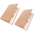 Business Card Holder, 2Pcs  Name Card Organizer Bling Pocket Display for Women Office Exhibition ，（champagne）