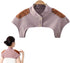 Shoulder Neck Warmer,  Elderly Shoulder Periarthritis Pain Relief, Sleeping Shoulder Cold Protection Cover (M)Brown collar