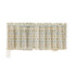 Panels Boho Kitchen Tier Curtains , Rod Pocket Small Cafe Curtain, Light Filtering Short Curtains for Living Nursery Room Bathroom (Blue green yellow，100*60cm)