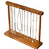 necklace hanger shelf with 12 copper bars, Wooden jewelry storage organizer rack for hanger necklace bracelet, necklace display stand for boutique store