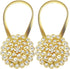 Magnetic Curtain Tiebacks ，tie Backs for Curtains 2 Pack Crystal Flower Curtain Clips for Home Office Decoration Holdbacks (Gold )