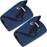 Tri-Fold Golf Towels, 2 Pack Waffle Pattern Towels Soft Fiber Strong Water Absorption with D Clip for Golf Lovers, Navy Blue