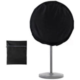 Dustproof & Waterproof Fan Cover for Diameter 70cm Oscillating Pedestal Fan Storage, Black, Oxford Fabric, Washable, Reusable, Easy to Install, 1 Pack