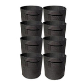 8Pack Lily Plant Pots for Pond, Thickened Nonwoven Plant Fabric Pots with Handles, Durable Breathe Reusable Fabric Plant Bags for Aquatic Plants, Potato, Carrot, Onion, Flower