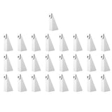 (25 pcs) White Aluminum Gutter Wedge for 5 Inch K-Style Gutters- Use to Level Your Rain Gutters When Fascia is at an Angle. For use with 3/12 Through 5/12 Roof Pitch