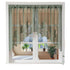 Half curtain lace decoration coffee curtain dust blocking curtain atmosphere curved curtain non perforated partition curtain bedroom（Green200*100cm）