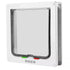 Pets Standard Cat and Small Pet Door,  Magnetic Pet Door Kit White, Weather-Resistant Cat Door for Cats & Doggy（20*19*5cm）