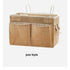 Bedside Caddy Hanging Organizer Bedside Storage Bag for Bunk and Hospital Beds  (flat mouth khaki color)