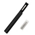 DIY Leather Surface Treatment Arc Thinning Knife Thinning Tool Leather Thinning Knife Leather Carving Tool Peeling Knife With three blades（Black）