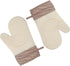 Silicone Oven Mitts，Heat Resistant up to 300°F, Oven Gloves with Soft Lining, Non-Slip Kitchen Essentials, Kitchen Gadgets, Apartment Essentials, Great Gift for Cooking (beige-1pair)
