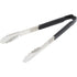 10in Stainless steel food clip, cake clip, baking bread clip, steak clip, barbecue clip, kitchen tool（Black）