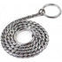 Dog P snake chain titanium steel metal dog training plug/collar is recommended for professional training (silver 4.5 * 45cm)