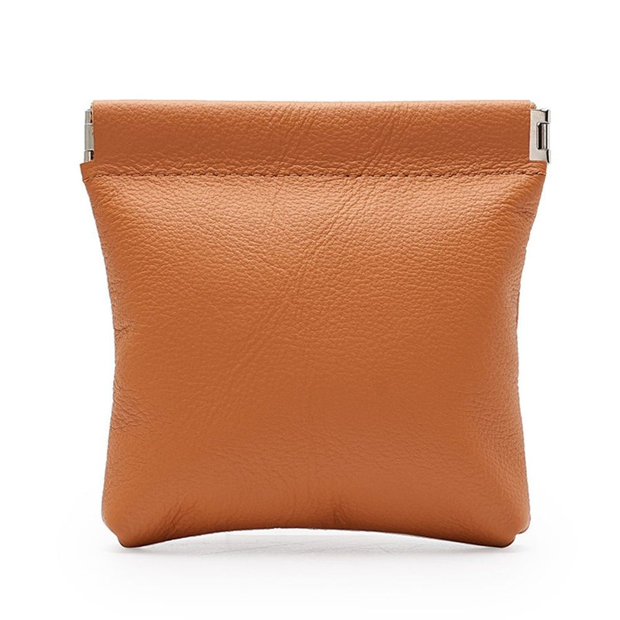 2pcs PU Leather Jewelry Travel Bag Leather Jewelry Pouch Christmas,Wedding Party Favor Gift Bag (Brown)