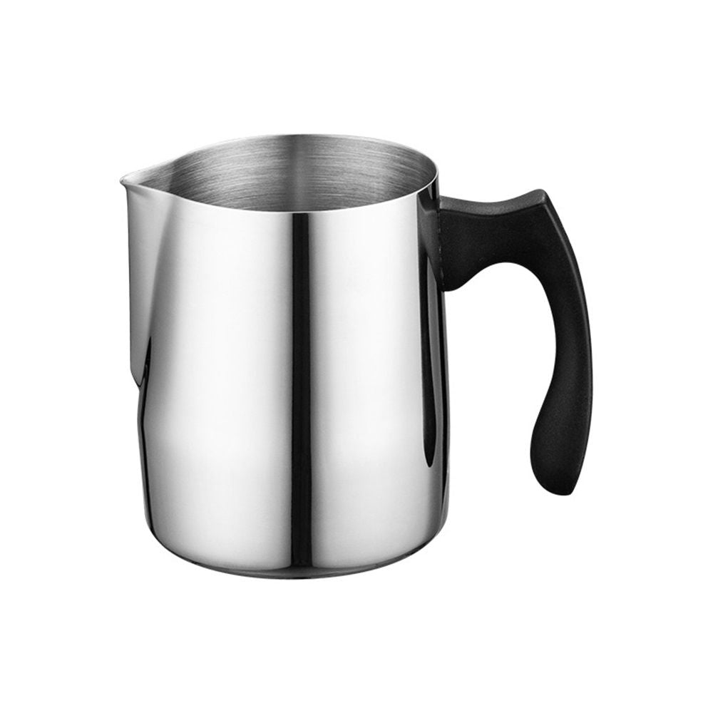 Milk Frothing Pitcher  Stainless Steel Espresso Steaming Pitcher 350ml, Espresso Machine Accessories, Milk Frother, Milk Coffee Cappuccino Latte Art（unmarked）