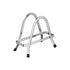 Cutting Board Rack Holder Stand - 304 Stainless Steel Chopping Board Organizer, Pan Rack with Stable Triangle Design, Stainless Steel Cutting Board Hold for Countertop Space Saving
