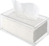 acrylic Tissue Box Holder,Clear Tissue Box Cover Rectangle for Kleenex Tissue Cube Box,Napkin,Facial Tissue Dispenser Box Case for Countertop,Bathroom（small）