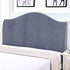 Bed Headboard Cover for Queen King , Stretch Headboard Slipcover Soft Dustproof Protector Cover Bed Head Cover for Bedroom (Grey,150*70cm)