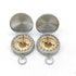 2pcs Waterproof  Compass for Hiking, Survival & Navigation – Large Dial Pocket Compass with Keychain Loop, Ideal Metal for Kids, Scouts, Hunting & Compass Gifts for Men